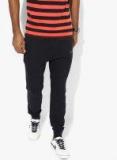 Scotch & Soda Black Straight Fit Track Pant men