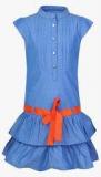 Scullers Kids Blue Casual Dress girls