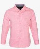 Scullers Kids Pink Casual Shirt Boys