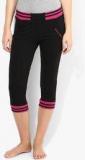 Sdl By Sweet Dreams Black Elasticated Capri Women