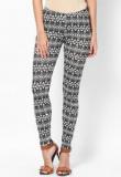 Sdl By Sweet Dreams Black Printed Leggings Women