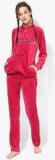 Sdl By Sweet Dreams Magenta Solid Pyjama Set Women