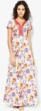 Sdl By Sweet Dreams Multicoloured Printed Gown Women