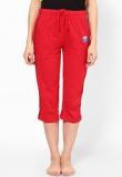 Sdl By Sweet Dreams Spicy Red Capri Women