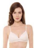 Secrett Curves Off White Solid Lightly Padded Basic Bra women