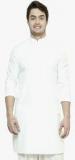 See Designs White Solid Kurta Men