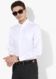 Selected White Slim Fit Solid Formal Shirt Men