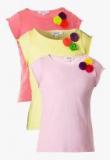 Sera Pack Of 3 Multicoloured Casual Tops Girls