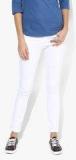 Sf Jeans By Pantaloons White Mid Rise Skinny Jeans women