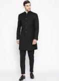 Shaftesbury London Black Sherwani Set Men