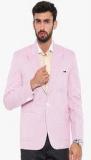 Shaftesbury London Pink Solid Blazer Men