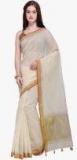 Shaily Cream Woven Design Saree Women