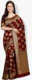 Shaily Maroon Embellished Saree Women