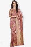 Shaily Pink Embellished Saree women