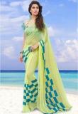 Shaily Yellow Printed Saree women