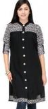 Shakumbhari Black Printed Tunic women