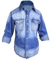 Shopper Tree Full Sleeve Solid Blue Shirts Boys