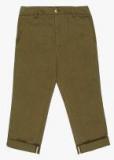 Shoppertree Olive Solid Trouser Boys