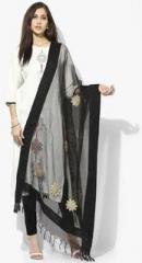 Shree Black Embellished Dupatta women