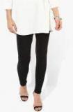 Shree Black Solid Leggings Women