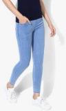 Shree Blue Solid Jeggings Women