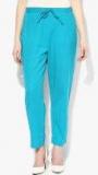 Shree Blue Solid Trouser Women