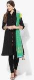 Shree Green Embellished Jacquard Dupatta Women