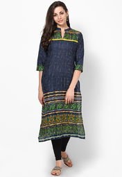 Shree Navy Blue Kurtis & Kurtas women