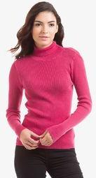 Shuffle Pink Solid Sweater Women