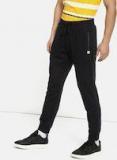 Single Black Solid Slim Fit Joggers Men