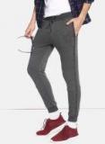 Single Charcoal Grey Solid Joggers Men