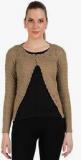 Skidlers Beige Solid Shrug Women