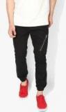 Skult By Shahid Kapoor Black Regular Fit Solid Joggers Men