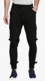 Skult By Shahid Kapoor Black Straight Fit Joggers Men