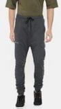 SKULT By Shahid Kapoor Charcoal Grey Slim Fit Joggers