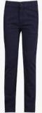 Slub Junior Navy Blue Trouser boys