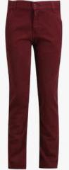 Slub Junior Red Trouser boys