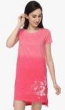 Slumber Jill Pink Printed Sleepdress Women