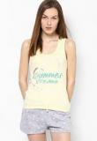 Slumber Jill Yellow Nightwear Set Women