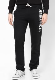 Smag Solid Black Pyjama Men