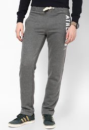 Smag Solid Dark Grey Pyjama Men