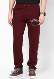 Smag Solid Wine Pyjama Men