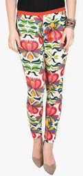 Smash Multicoloured Printed Leggings Women