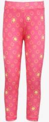 Smiley World Pink Leggings girls