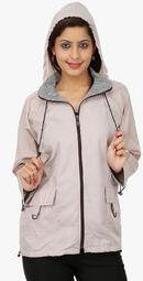 Sml Originals Pink Solid Winter Jacket women