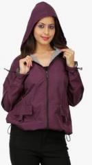 Sml Originals Purple Solid Jacket women