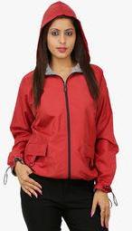 Sml Originals Red Solid Summer Jacket women