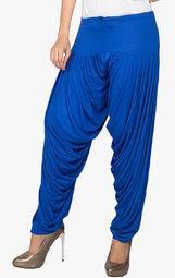 Softwear Blue Patiala Salwar Women