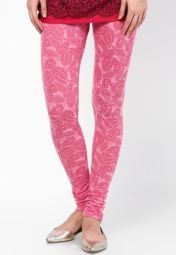 Softwear Printed Pink Legging Women