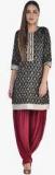 Sohniye Maroon Solid Patiala Salwar Women